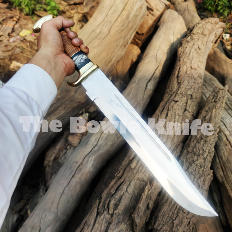 Crocodile Dundee Knife Fixed Blade Large Bowie Knife DK-028 – The Bowie  Knife