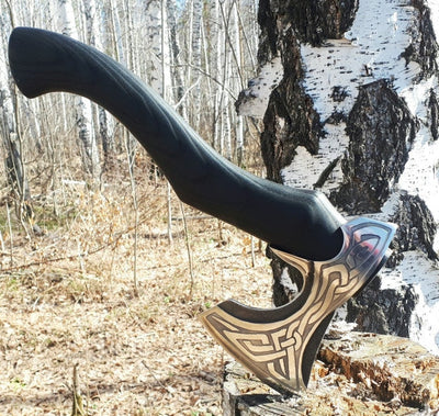Handmade Viking Axe With Leather Sheath VK-015