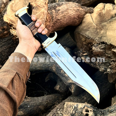 18-Inches Crocodile Dundee Knife 440c High Polished Blade Bowie Knife TBK-1010