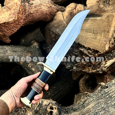 18-Inches Crocodile Dundee Knife 440c High Polished Blade Bowie Knife TBK-1010