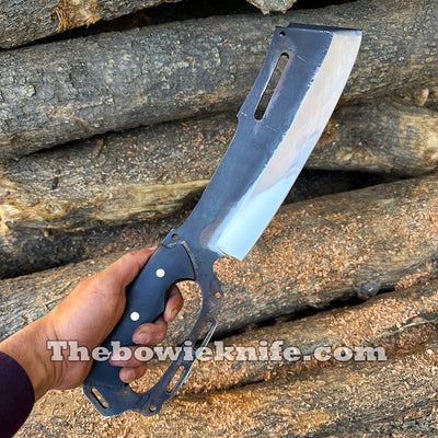 Hunting Thor Battle Cleaver Knife High Carbon Steel Machete Knife With Sheath DK-248