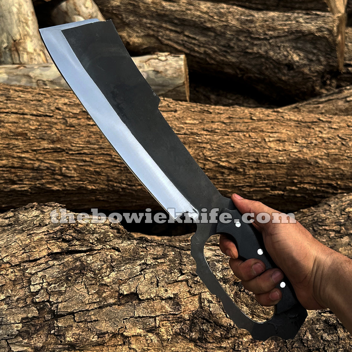 Thor Battle Cleaver High Carbon Steel Machete Knife With Sheath DK-264