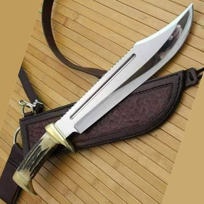 d2 steel bowie knife