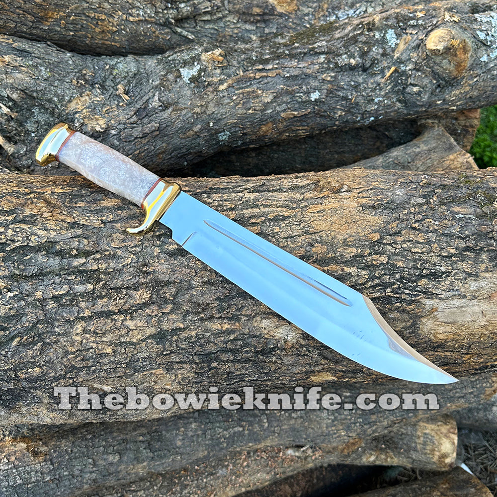Best Bowie Knife Steel Blade Pearl Handle Crocodile Dundee Knife Style DK-249