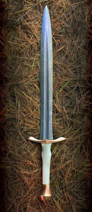 Damascus Steel Sword Custom Sword