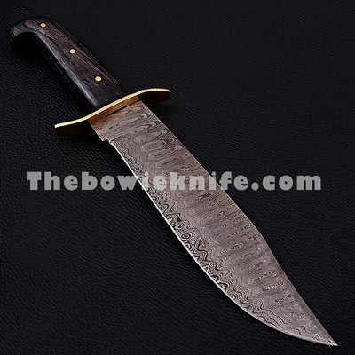 damascus Bowie Knife
