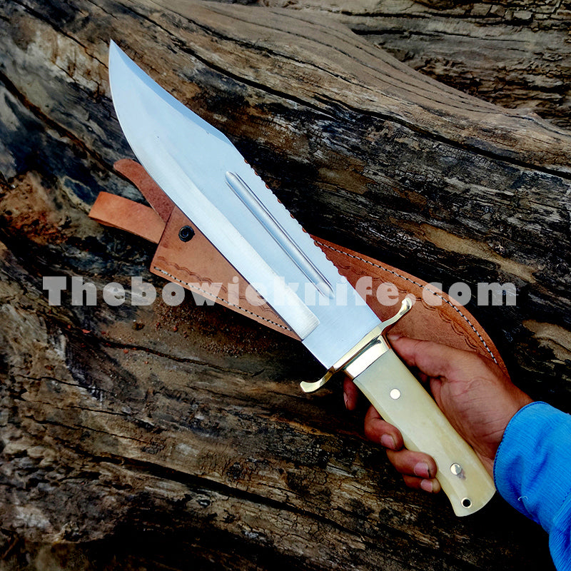 Bone Handle Best Bowie Knife | Bone Handle DK-161 – The Bowie Knife