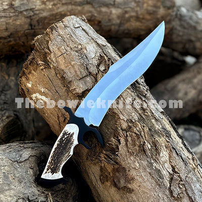stag handle Bowie Knife