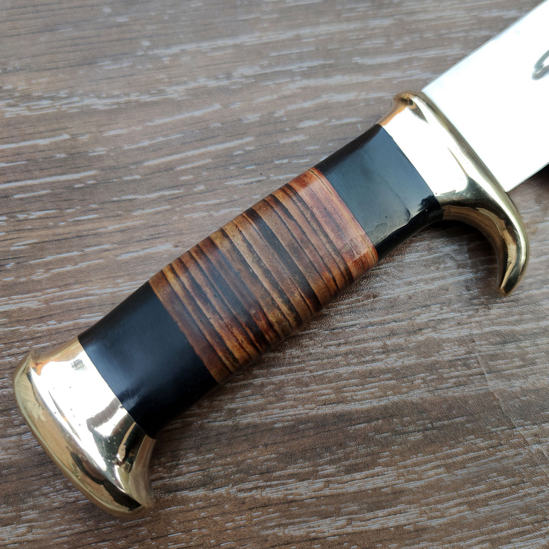 Hunting Bowie Knife Stainless Steel Crocodile Dundee Knife