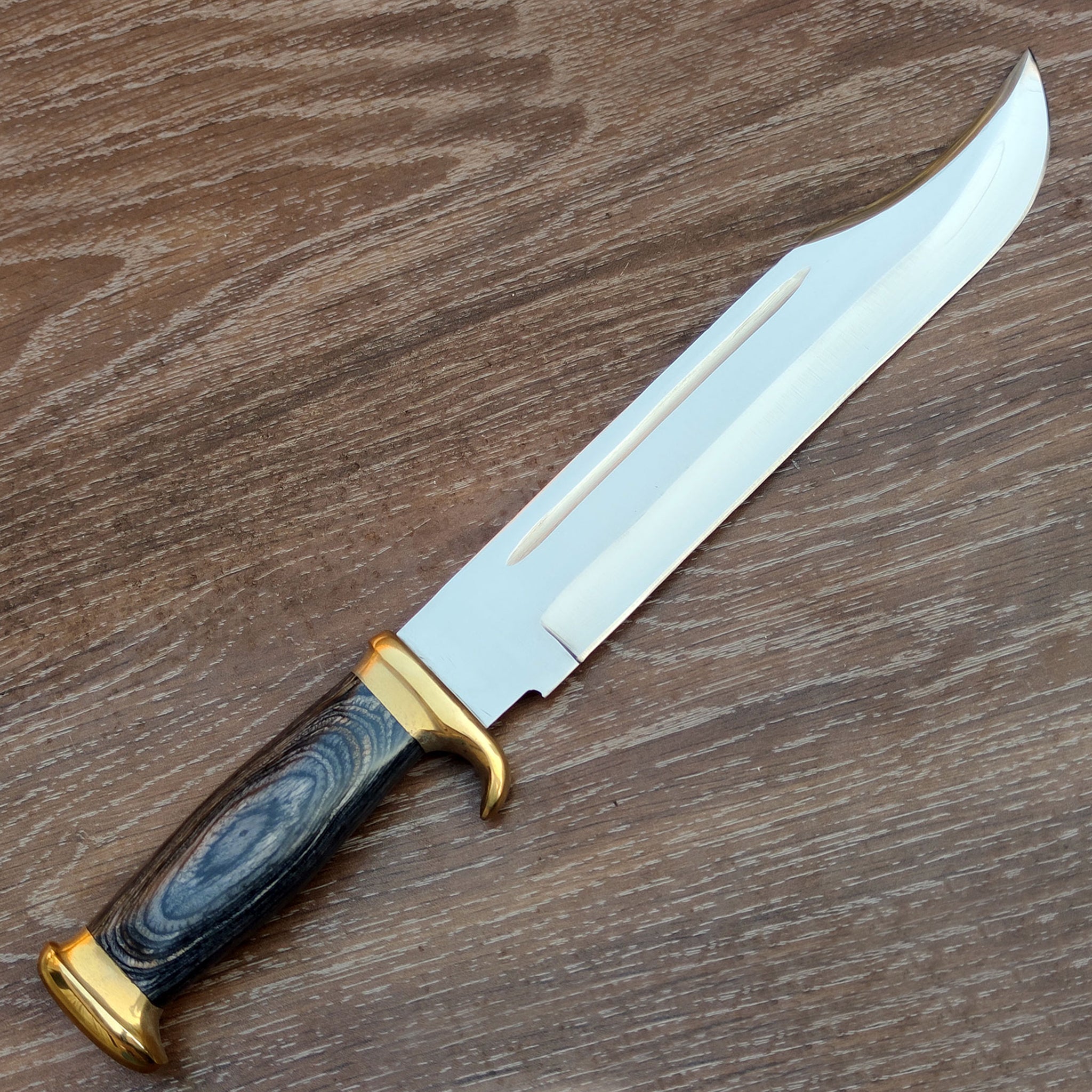 Wood Handle Bowie Knife Crocodile Dundee Knife DK-031 – The Bowie Knife