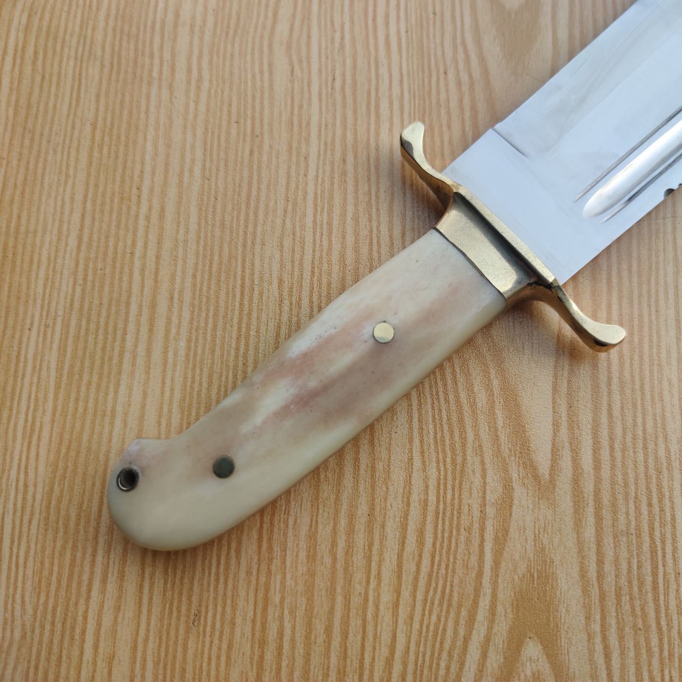 Bone Handle Bowie Knife Bone Handle Survival Knife DK-037 – The Bowie Knife