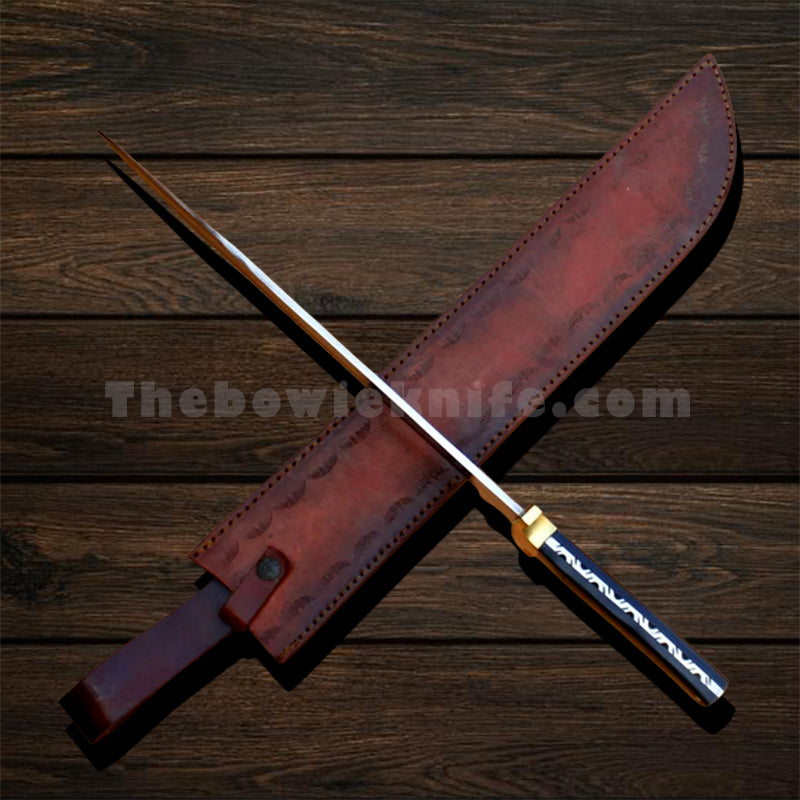 Handmade Bowie Knife Custom Hunting Knife Full Tang DK-195