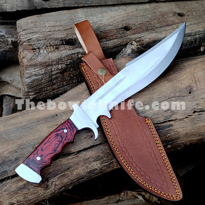 Handmade Bowie Knife Wood Handle DK-183