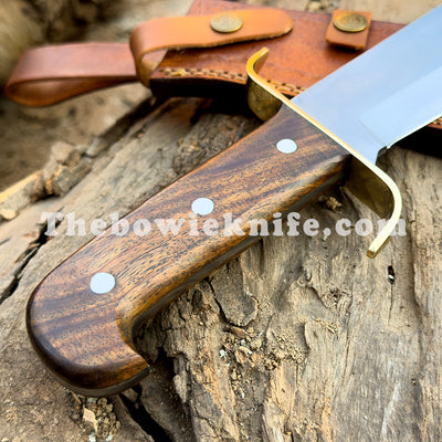 Classic Western Bowie Knife / Pure Leather Sheath DK-208