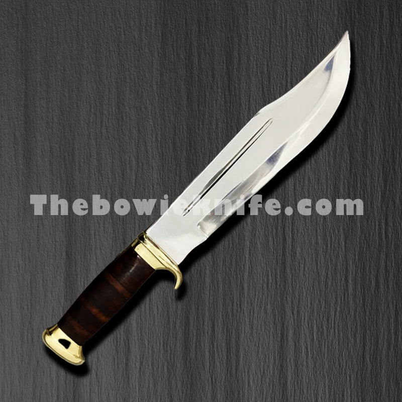 Crocodile Dundee Bowie Knife Leather Handle DK-188