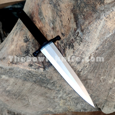 Dagger Knife 440c Steel With Leather Sheath DK-172