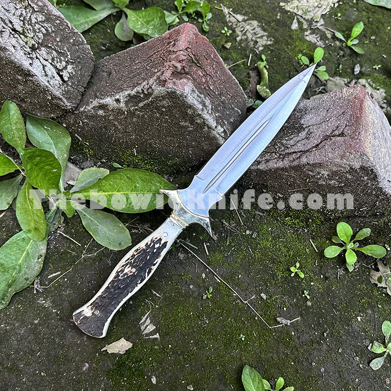 Custom Dagger Knife Antler Handle DK-209