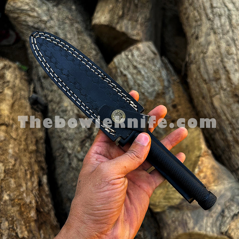 Dagger Knife Custom Boot Knife With Leather Sheath DK-219