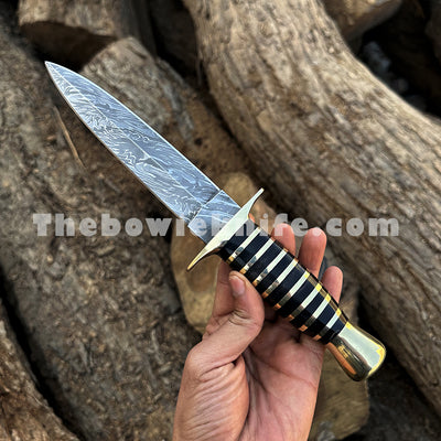Damascus Knife Dagger Knife