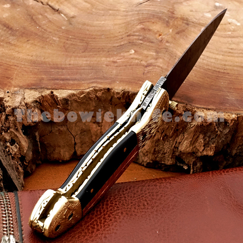 Pocket Knife - Damascus Blade Folding Knife FK-019