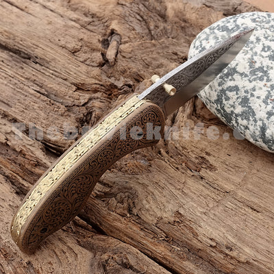Custom Engraved Folding Pocket Knife FK-042