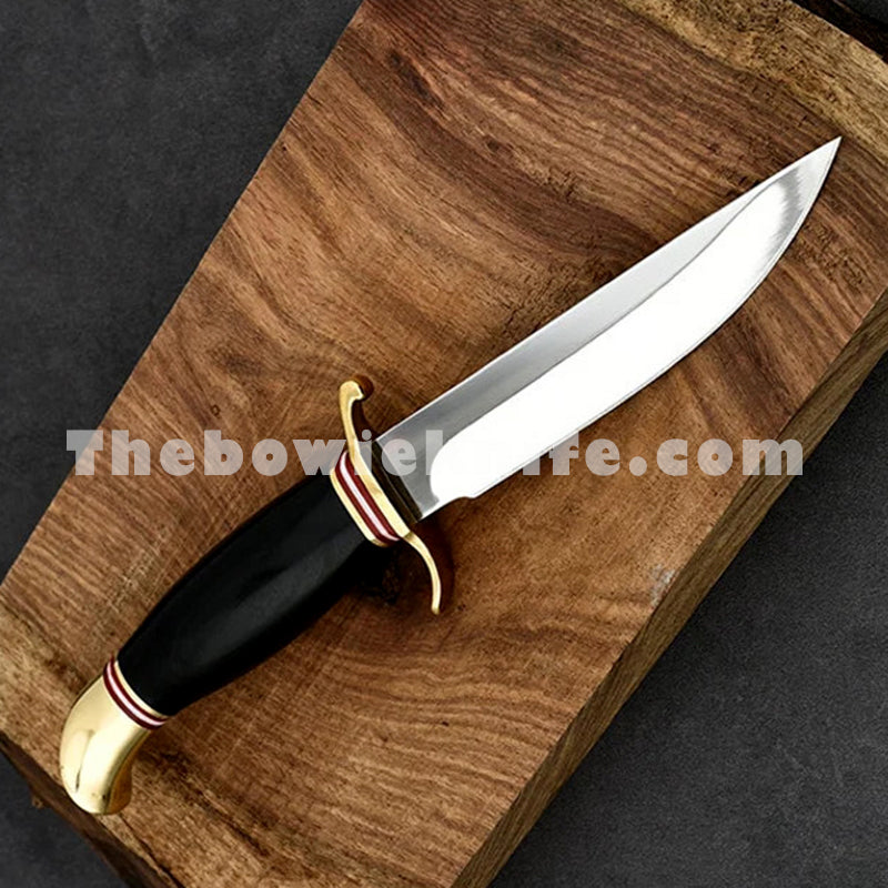 Hunting Bowie Knife Bull Horn Handle DK-180