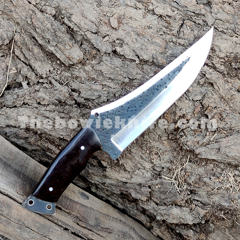 Custom Hunting Bowie Knife Bull Horn Handle DK-184