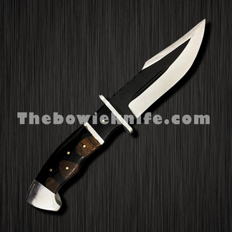 Hunting Bowie Knife Raisin And Wood Handle DK-192
