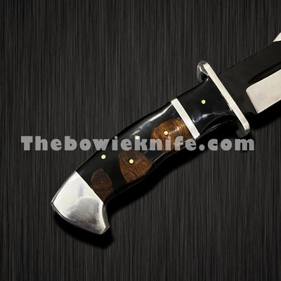 Hunting Bowie Knife Raisin And Wood Handle DK-192