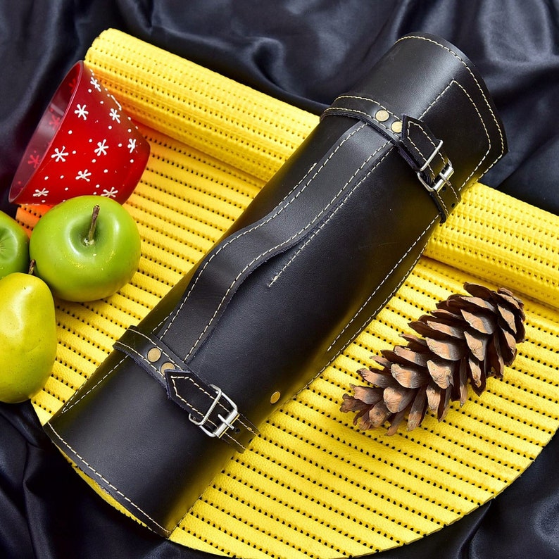 Chef Knife Set 5 Pieces With Leather Bag