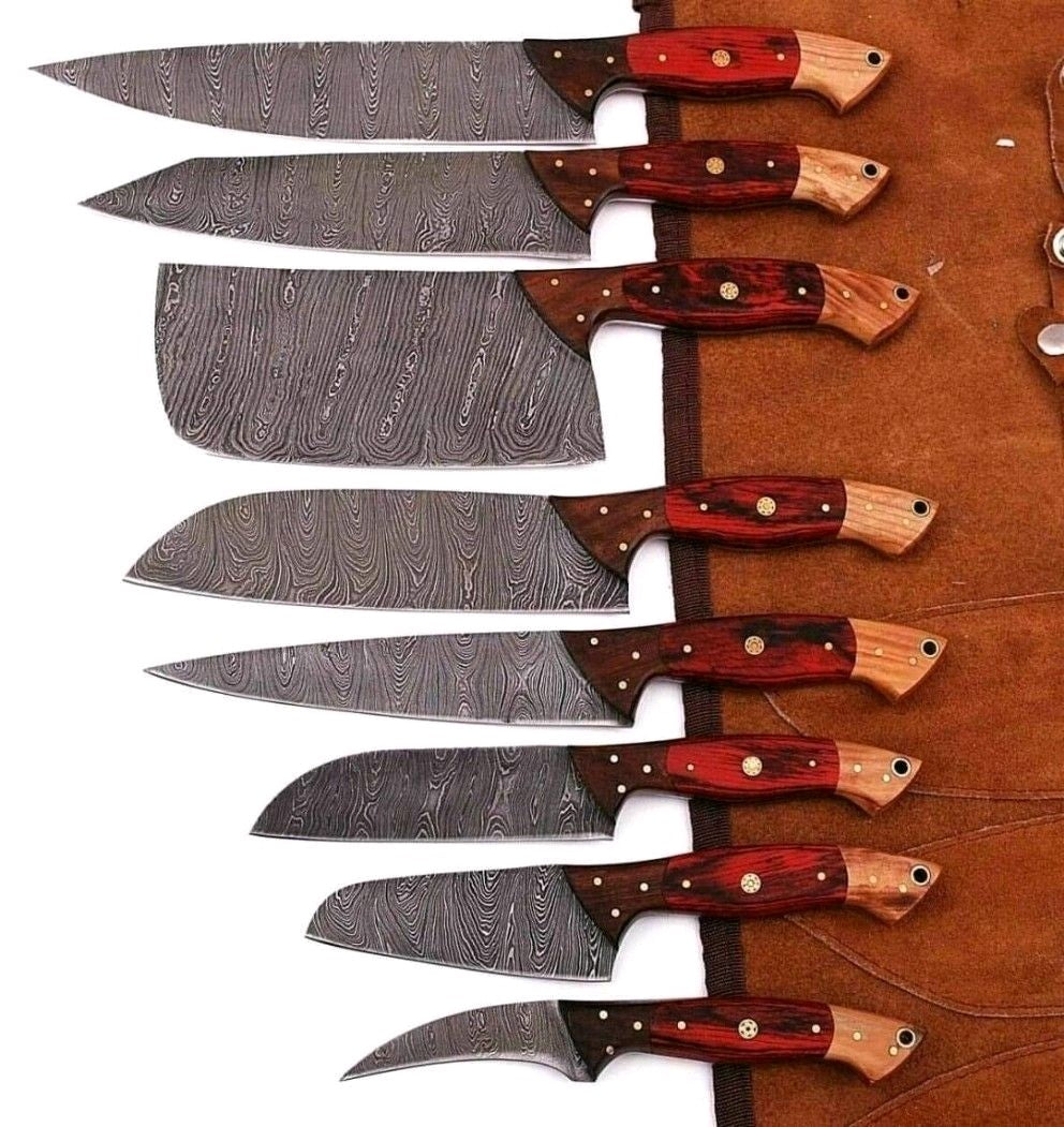 Best Chef Knife Set Damascus Steel Kitchen Knives CKS-013