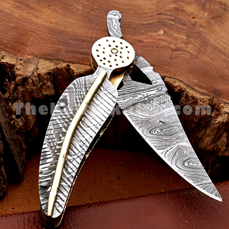 Damascus Folding Knife | Best Pocket Knife FK-020