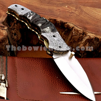 Ram Horn Folding Pocket Knife FK-026