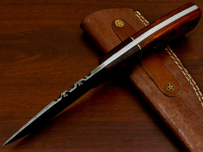 5 Pieces Offer Custom Damascus Handmade Skinning Knife SK-03